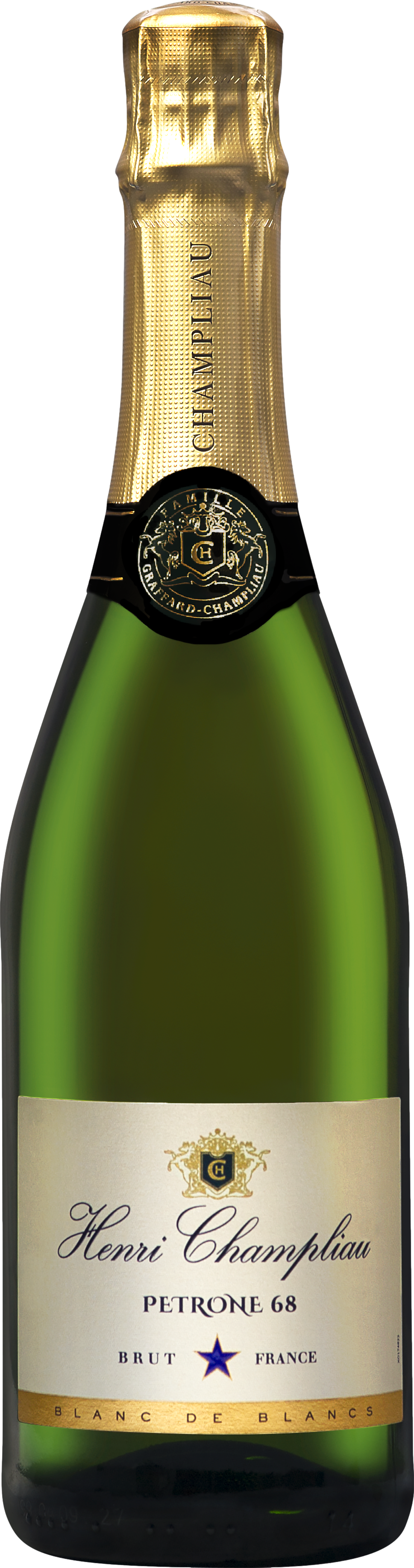 Henri Champliau Cremant de Bourgogne Petrone 68 Blanc de Blancs Brut