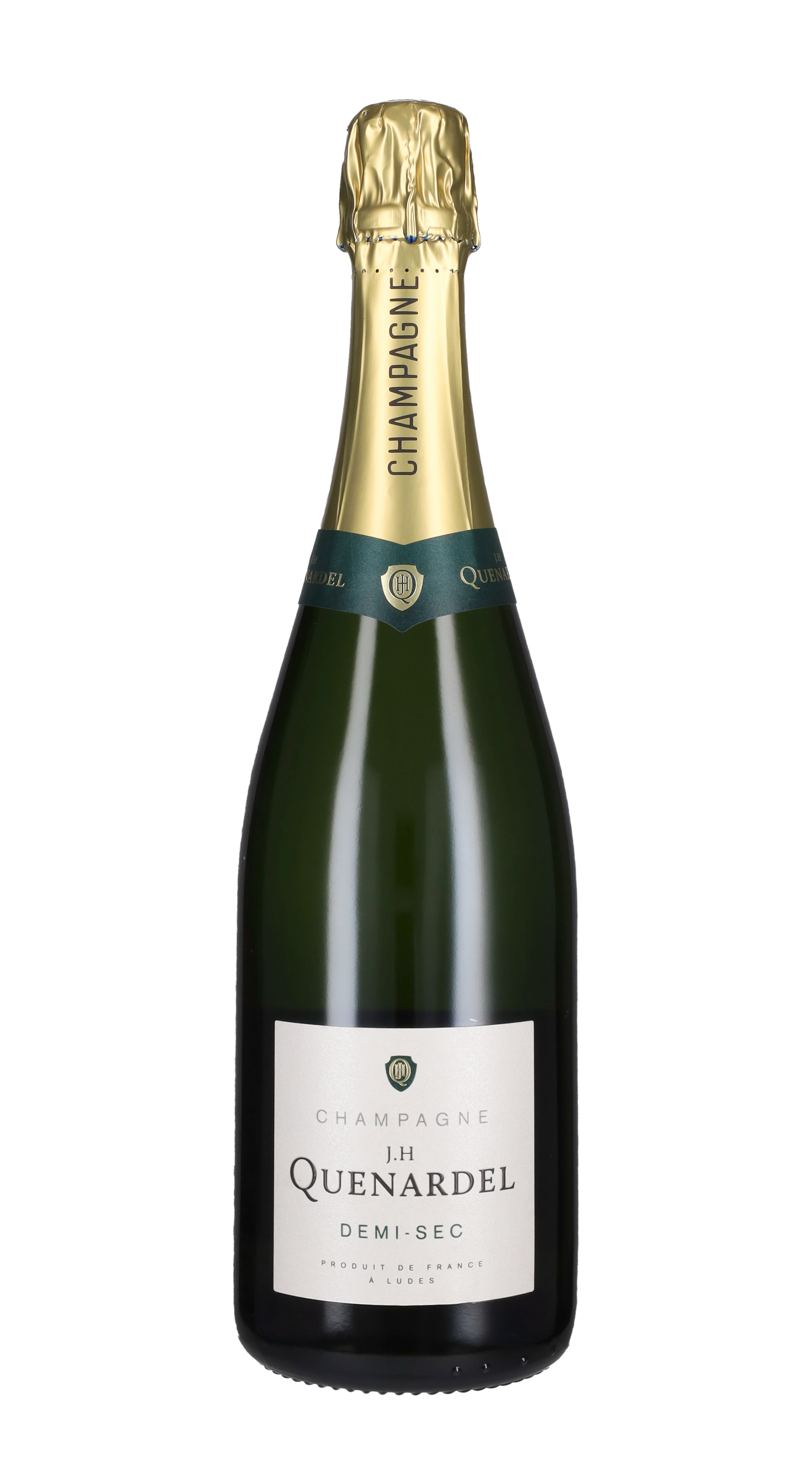 Champagne Demi-Sec 'Blason Vert' Quenardel