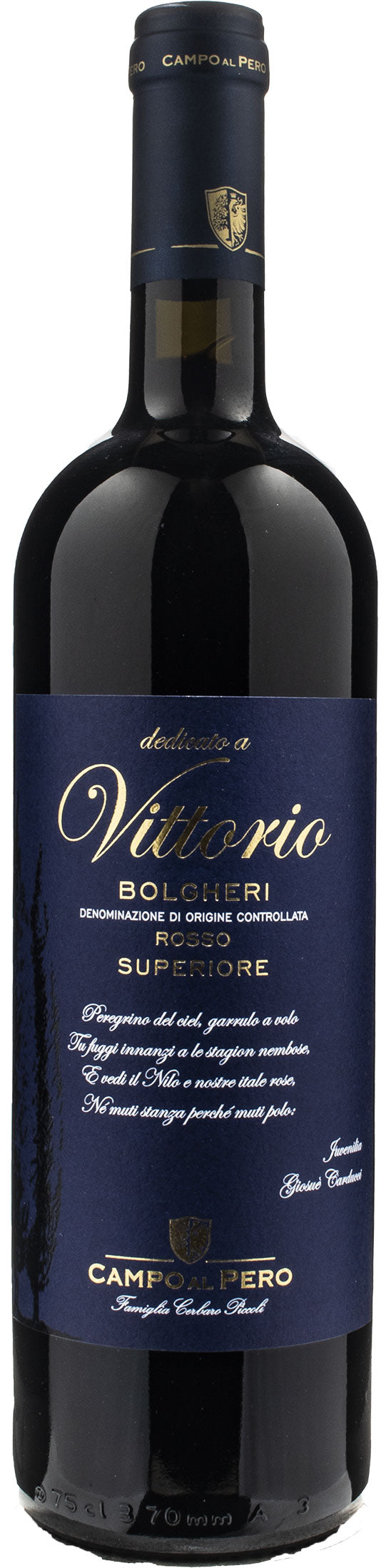 Bolgheri Rosso Superiore Dedicato a Vittorio