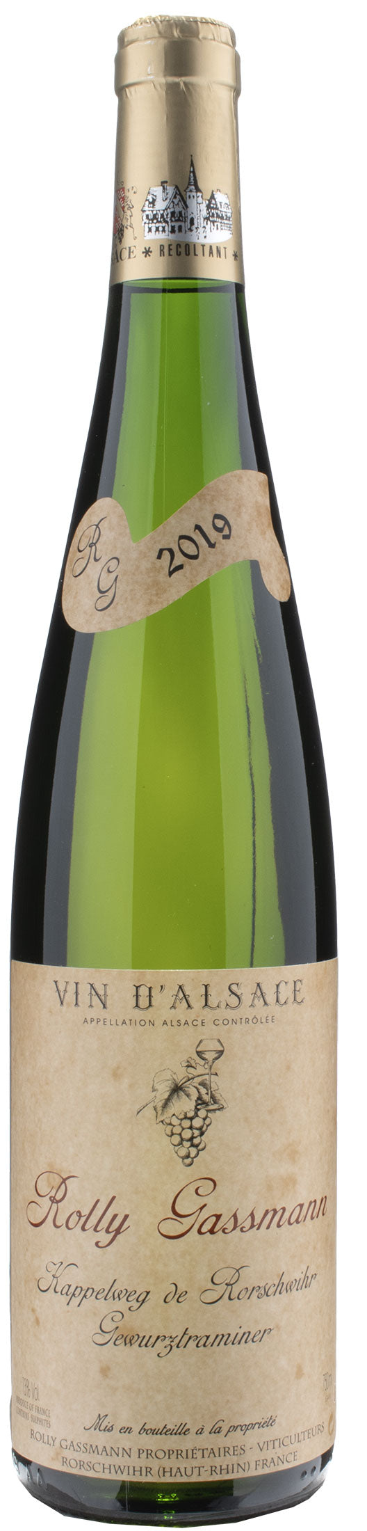 Alsace Kappelweg de Rorschwihr Gewurztraminer