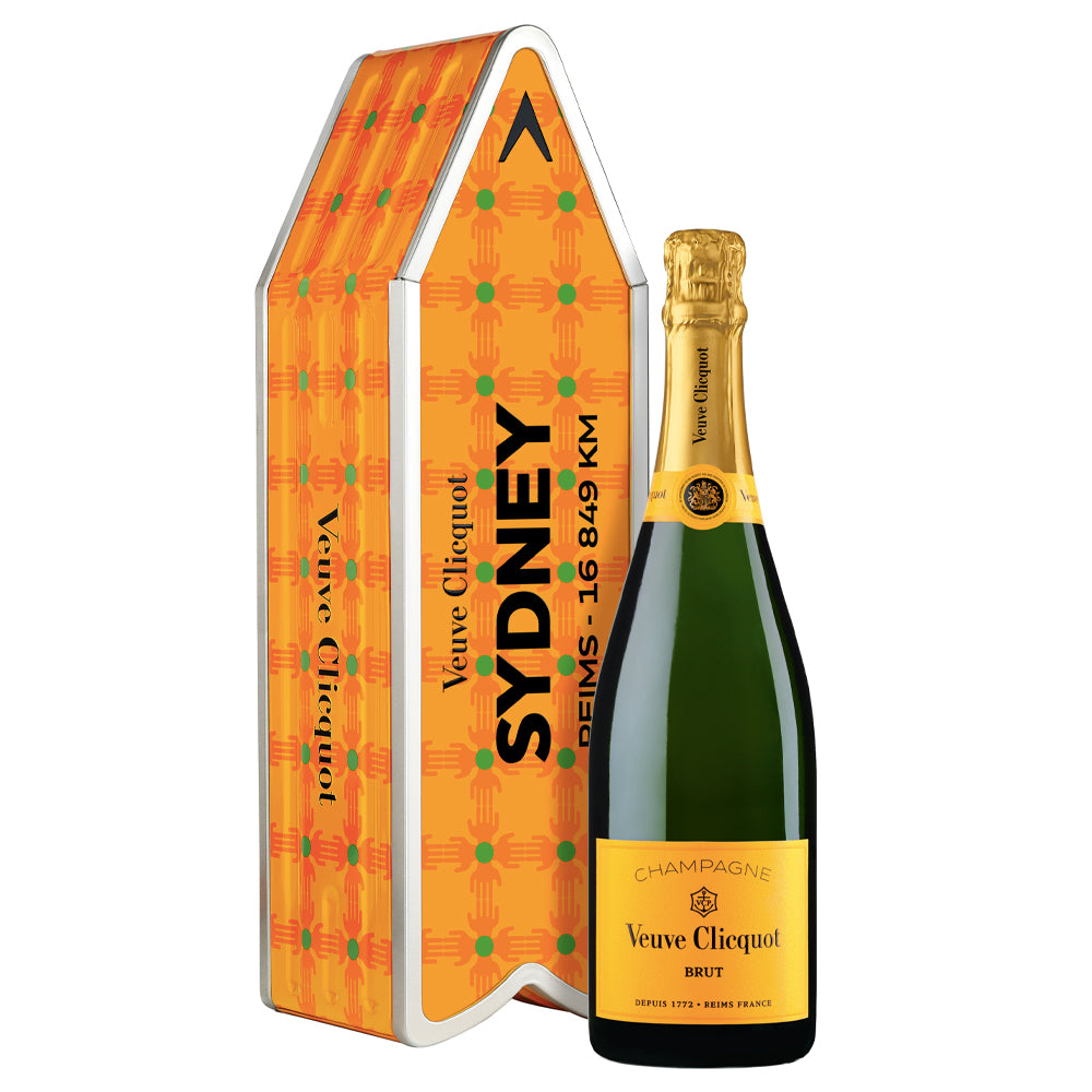 Champagne Brut Yellow Label Hands Pattern Arrow by Yinka Ilori