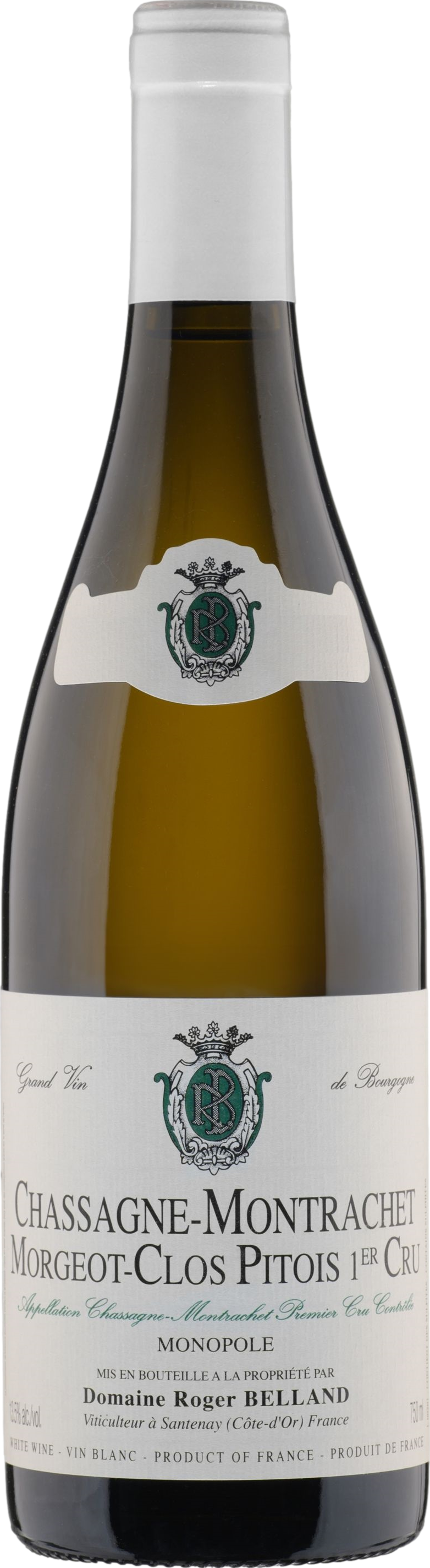Domaine Roger Belland Chassagne Montrachet Premier Cru Morgeot Clos Pitois Blanc 2024