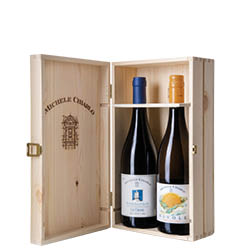 Cassetta Michele Chiarlo con Barbera Le Orme e Moscato Nivole