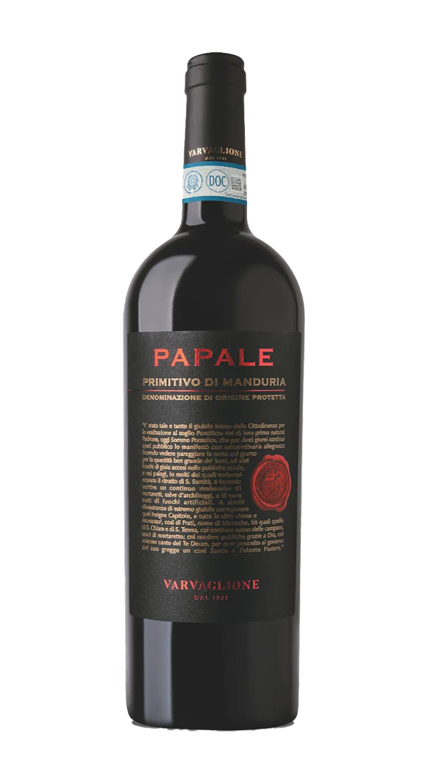 Papale Primitivo di Manduria DOP Varvaglione