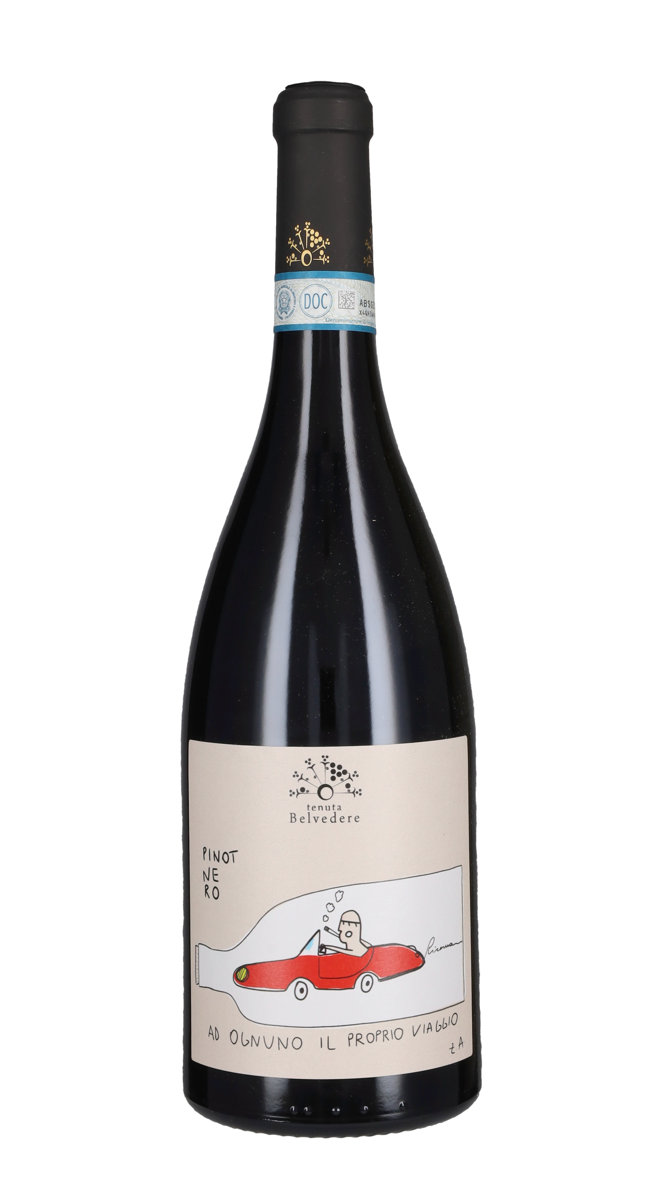 Pinot Nero 'Ad ognuno il proprio viaggio' Tenuta Belvedere
