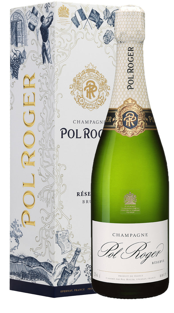 Champagne Brut Reserve Magnum Pol Roger (confezione)