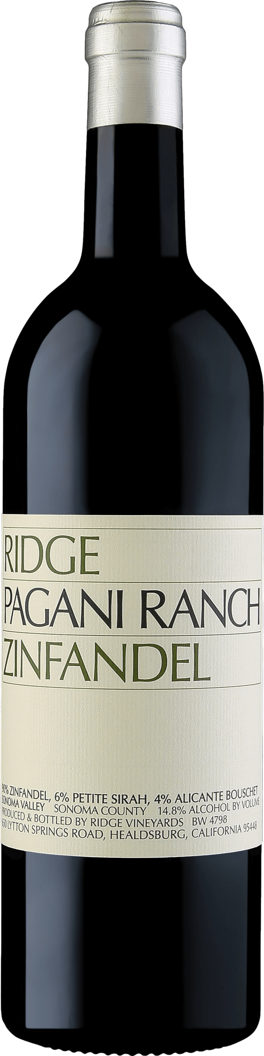 Ridge Pagani Ranch Zinfandel 2022