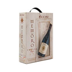 Piccini 1882 Rosso d'Italia Memŏro 3 ℓ, Bag in Box