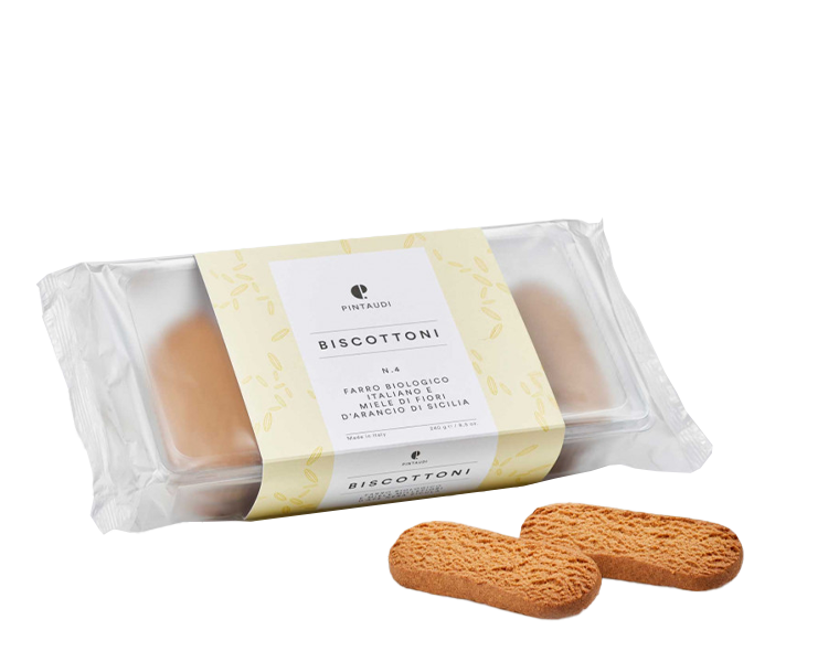 Biscottoni "N.4" Farro BIO italiano e Miele di Fiori d'Arancio di Sicilia