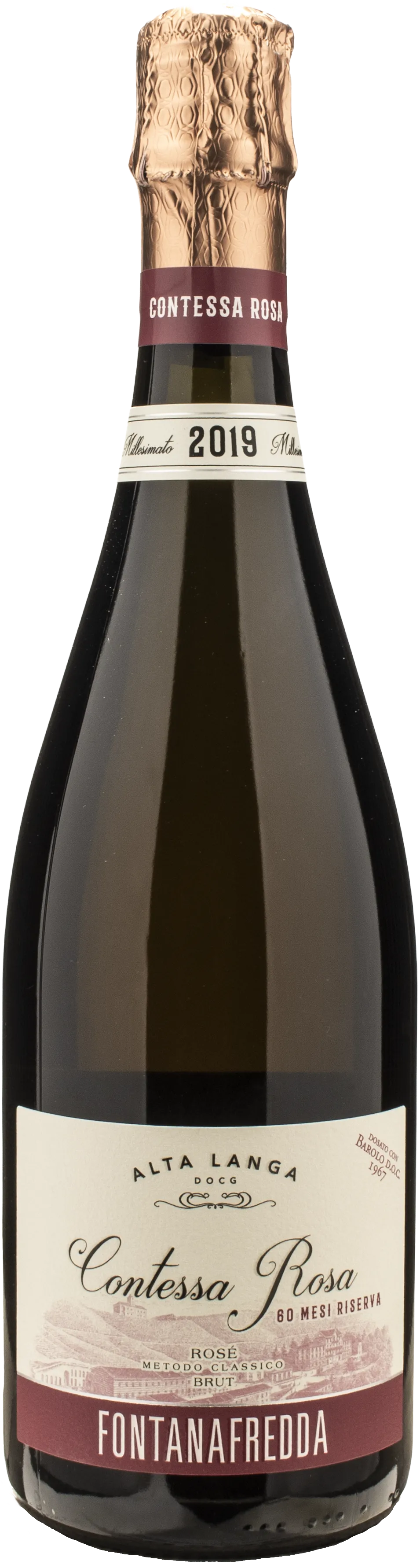 Alta Langa Riserva Contessa Rosa Brut 60 Mesi