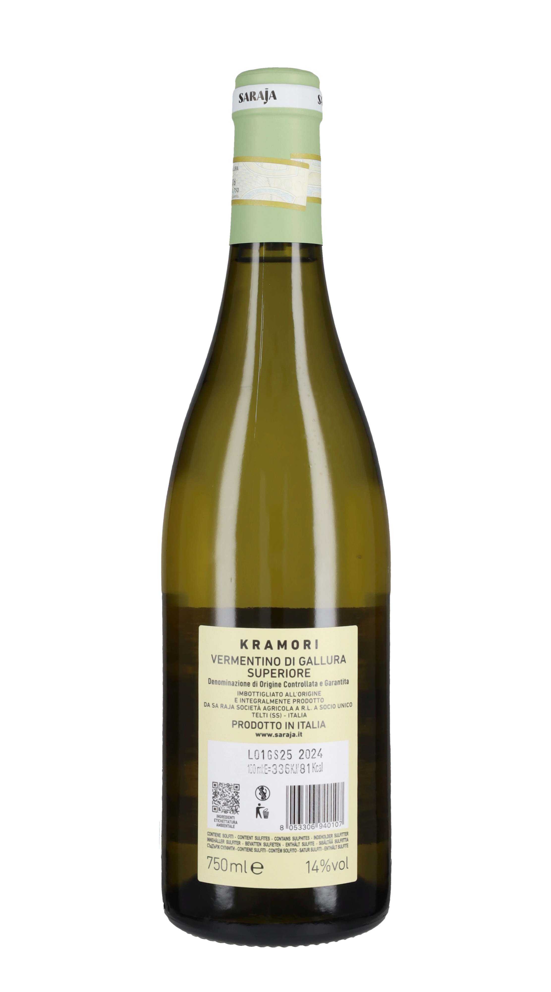 Vermentino di Gallura Superiore 'Kramori' Sa Raja