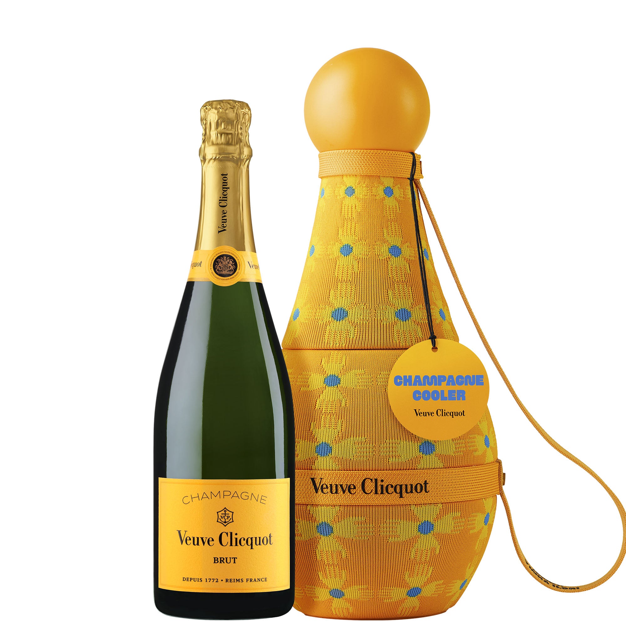 Champagne Brut Yellow Label Sun Totem by Yinka Ilori
