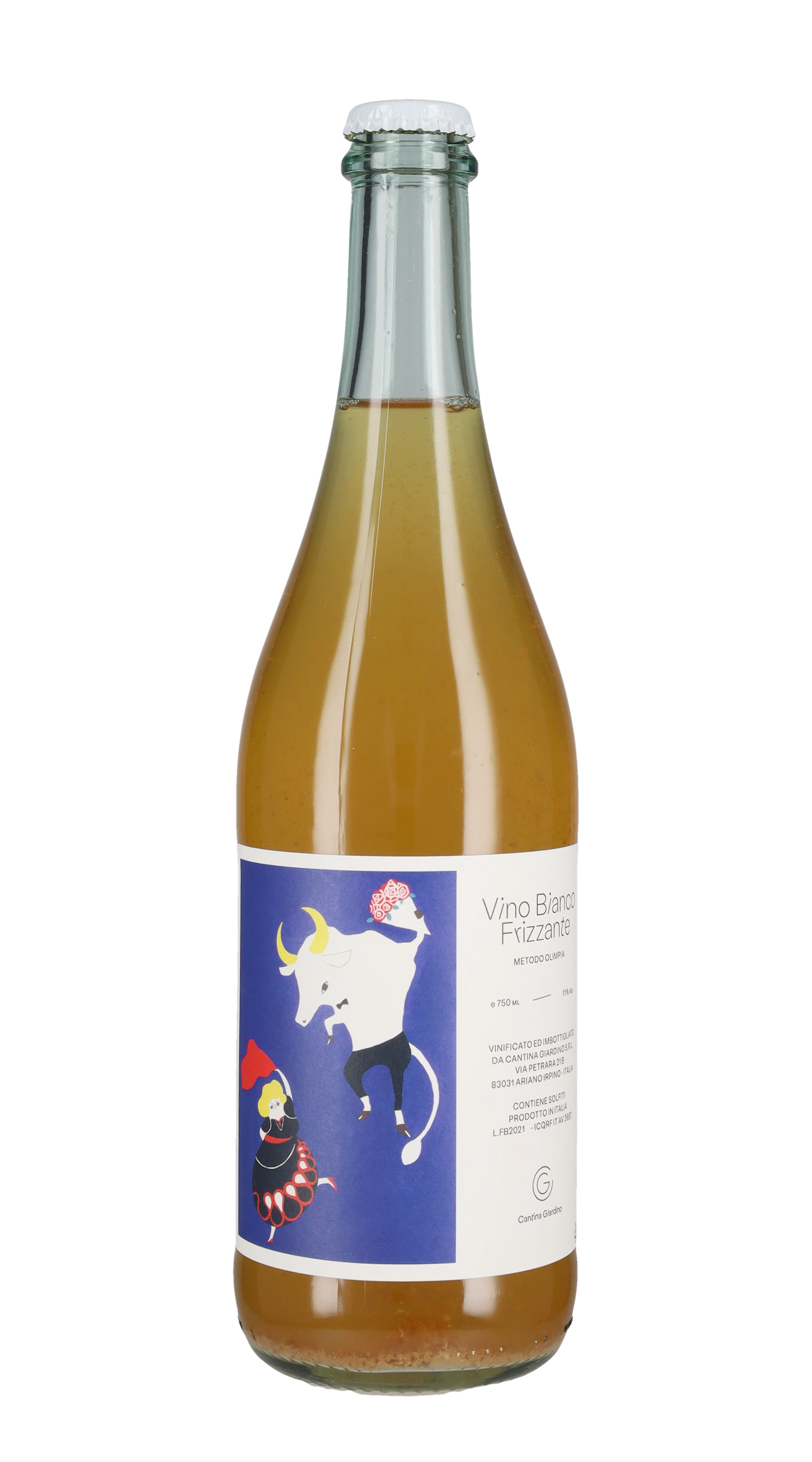Bianco Frizzante Ancestrale ‘Metodo Olimpia’