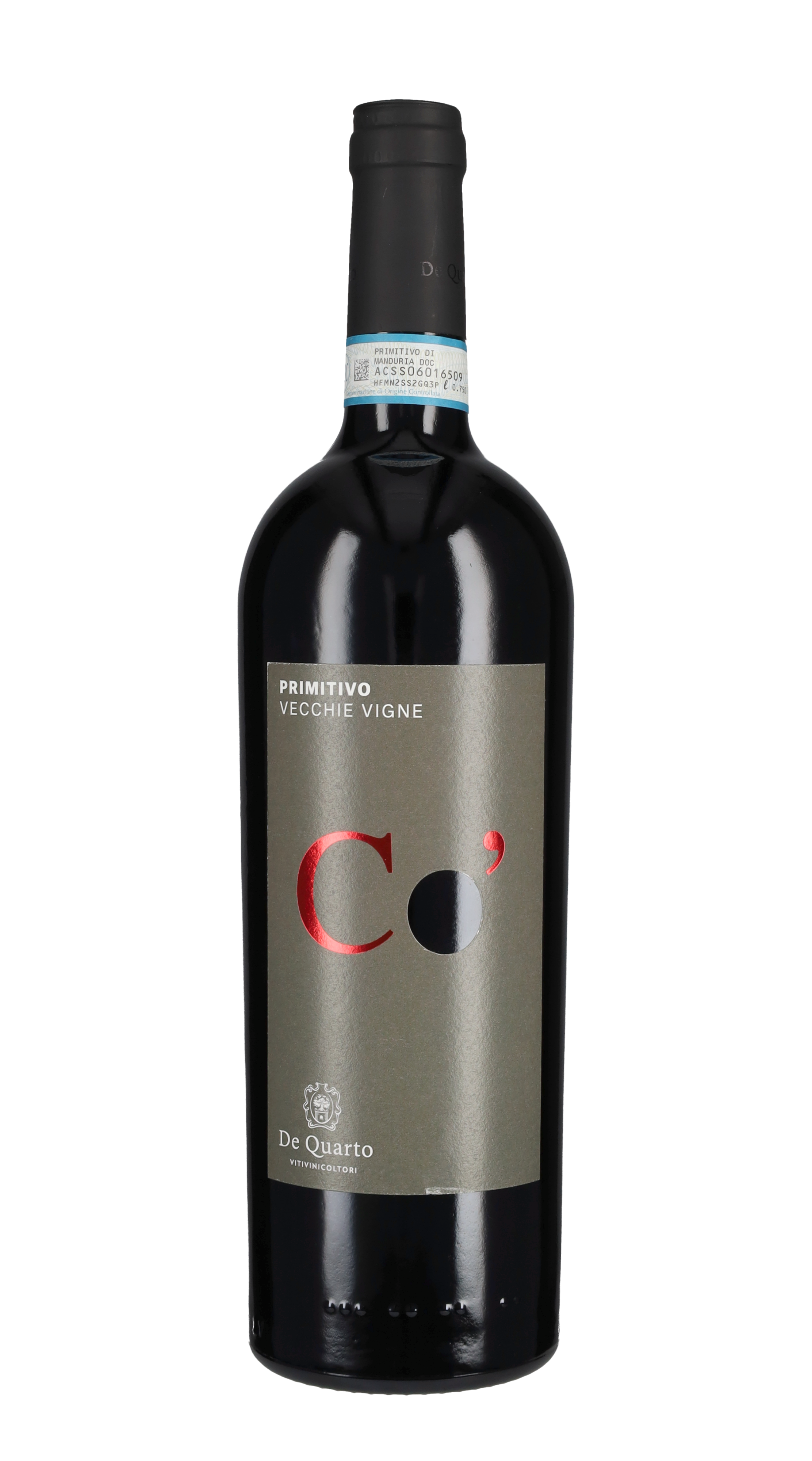 Primitivo di Manduria Riserva Vecchie Vigne 'Co' De Quarto
