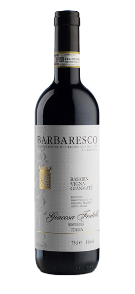 Barbaresco Basarin "Vigna Gianmat&egrave;" DOCG 2021