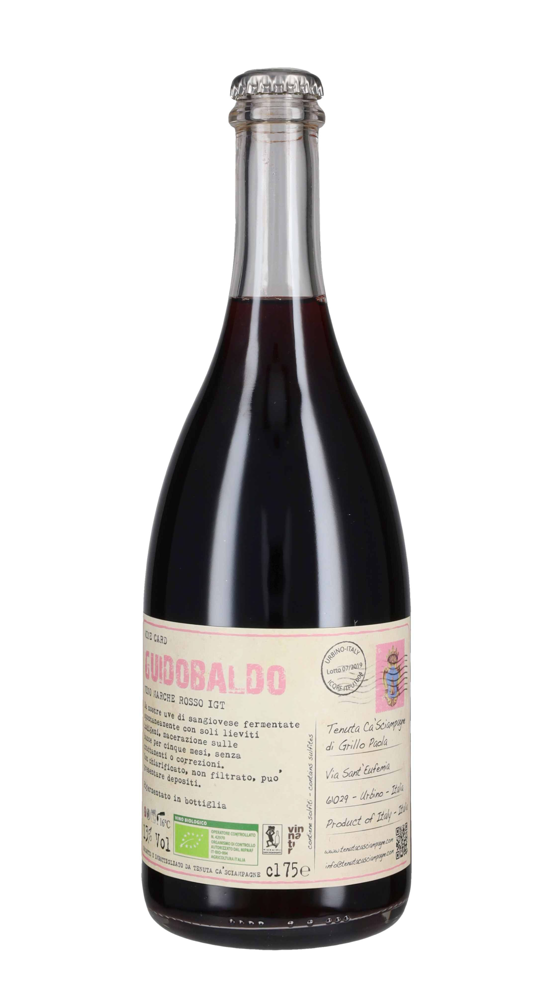 Rifermentato in bottiglia 'Guidobaldo'