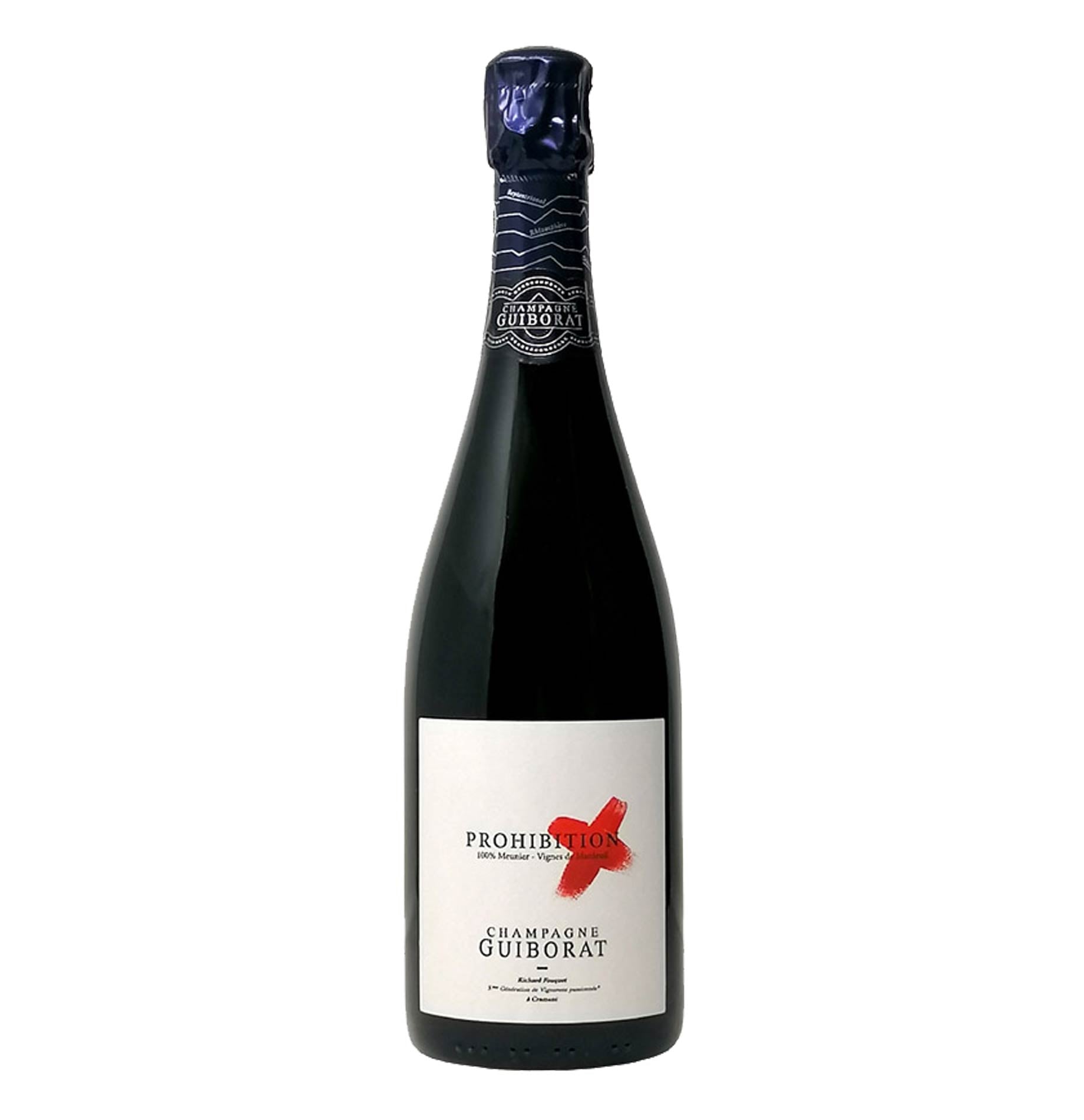 Champagne Zéro Dosage Prohibition