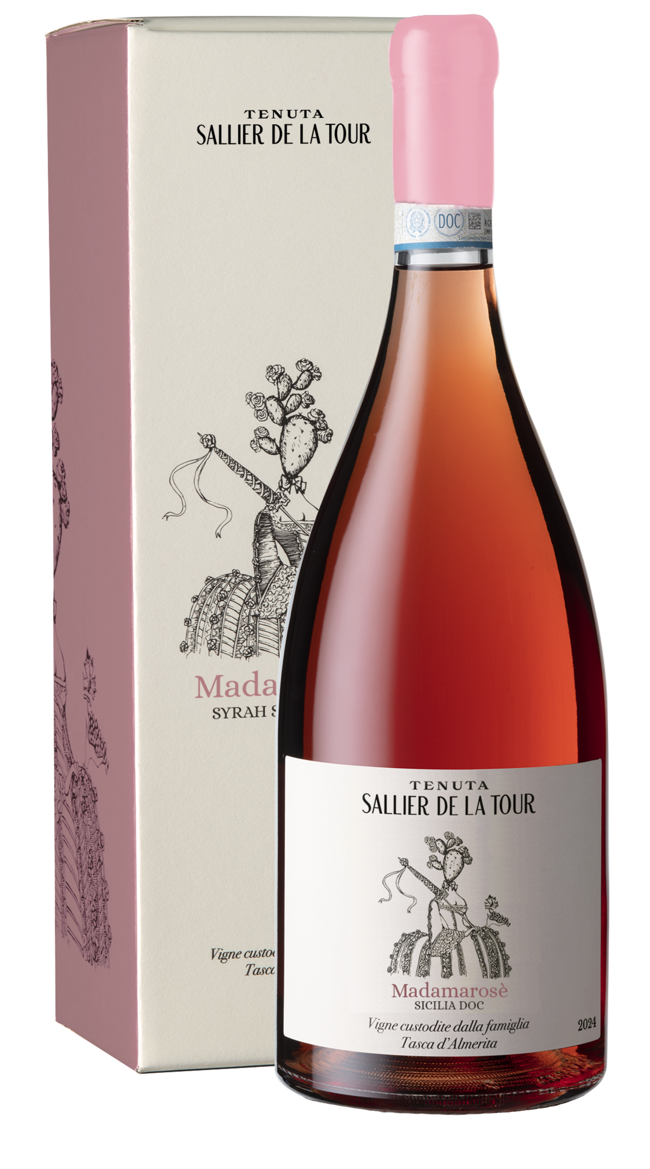 Syrah Rosato 'Madamarosè' Magnum Tenuta Sallier de la Tour - (Confezione)