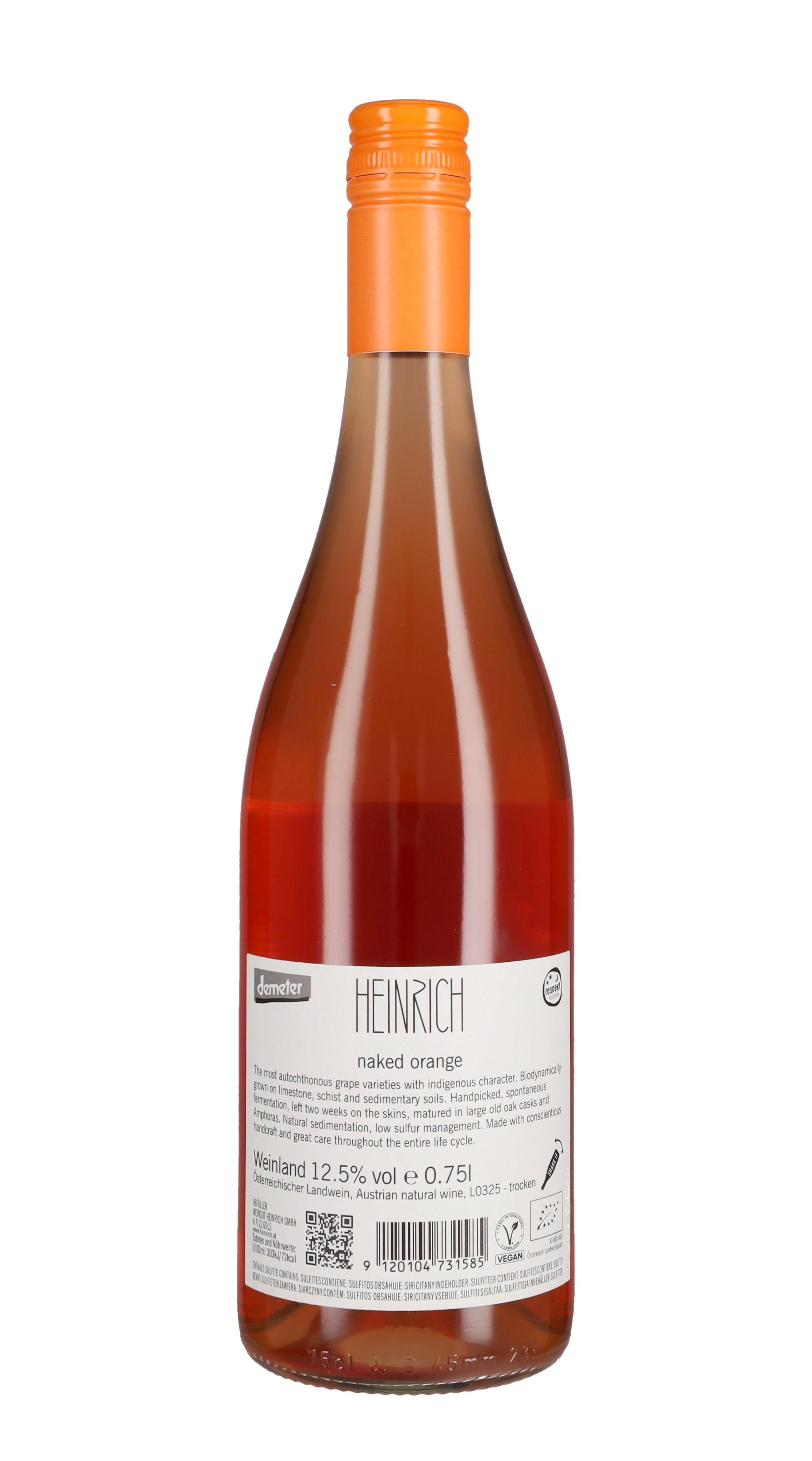 'Naked Orange' Weingut Heinrich