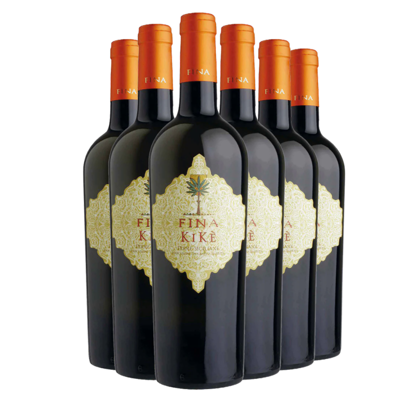 Box Traminer Aromatico e Sauvignon Blanc Terre Siciliane IGT Kikè 2025 - Cantine Fina [6 bot]