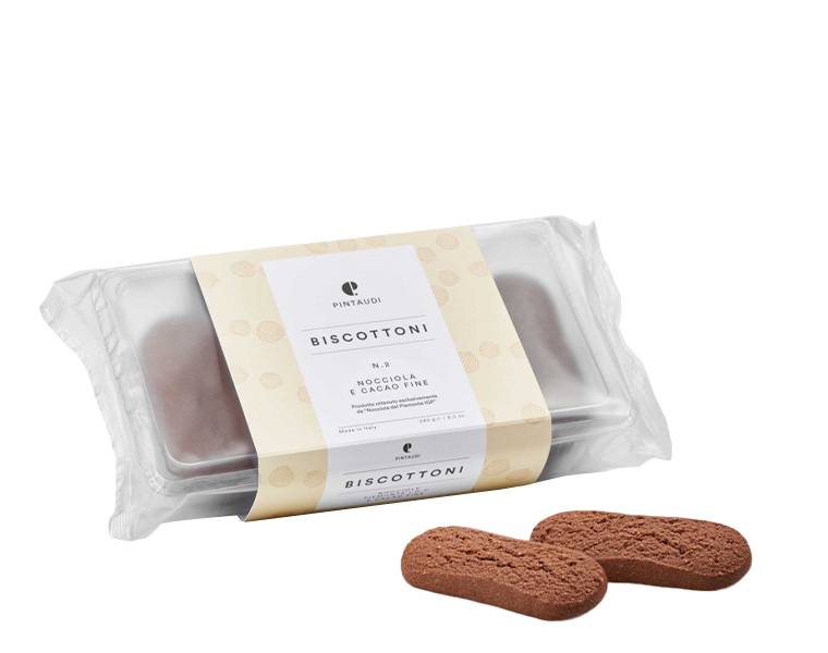 Biscottoni "N.2" Nocciola e cacao fine