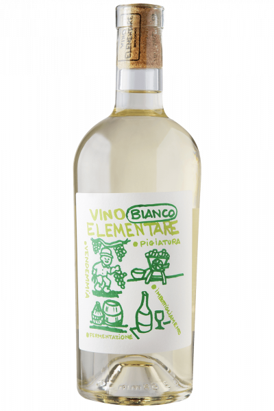 Vino Elementare Bianco Bellone Biologico 1Litro
