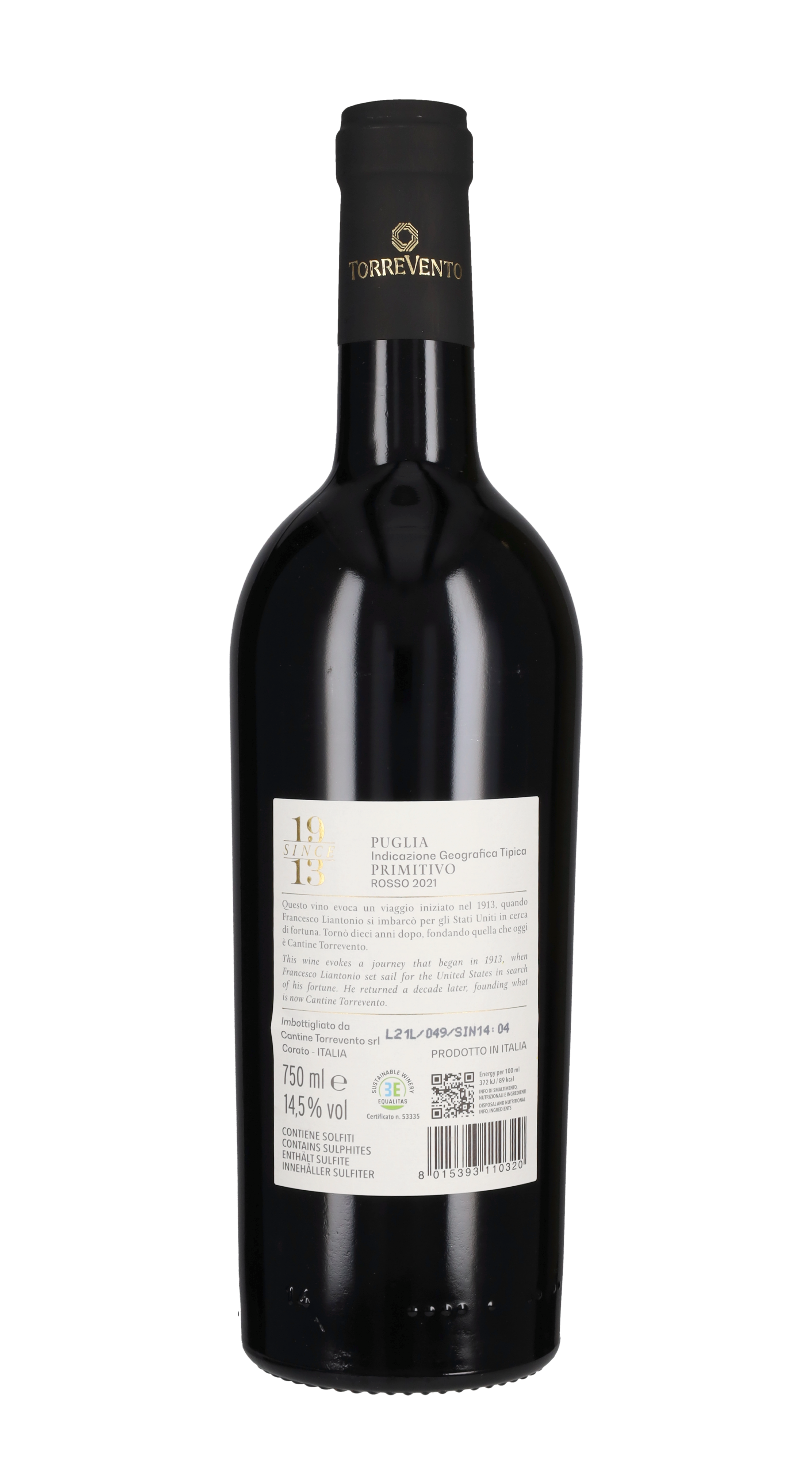 Primitivo 'Since 1913' Torrevento