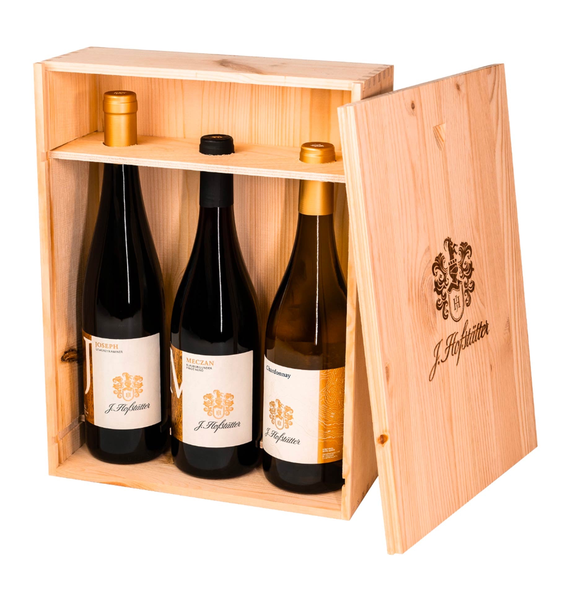 Pinot Nero Meczan IGP + Gewurztraminer Joseph DOC + Chardonnay DOC