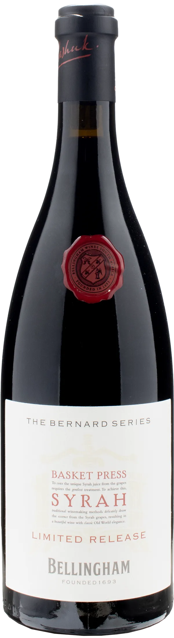 The Bernard Series Basket Press Limited Release Syrah