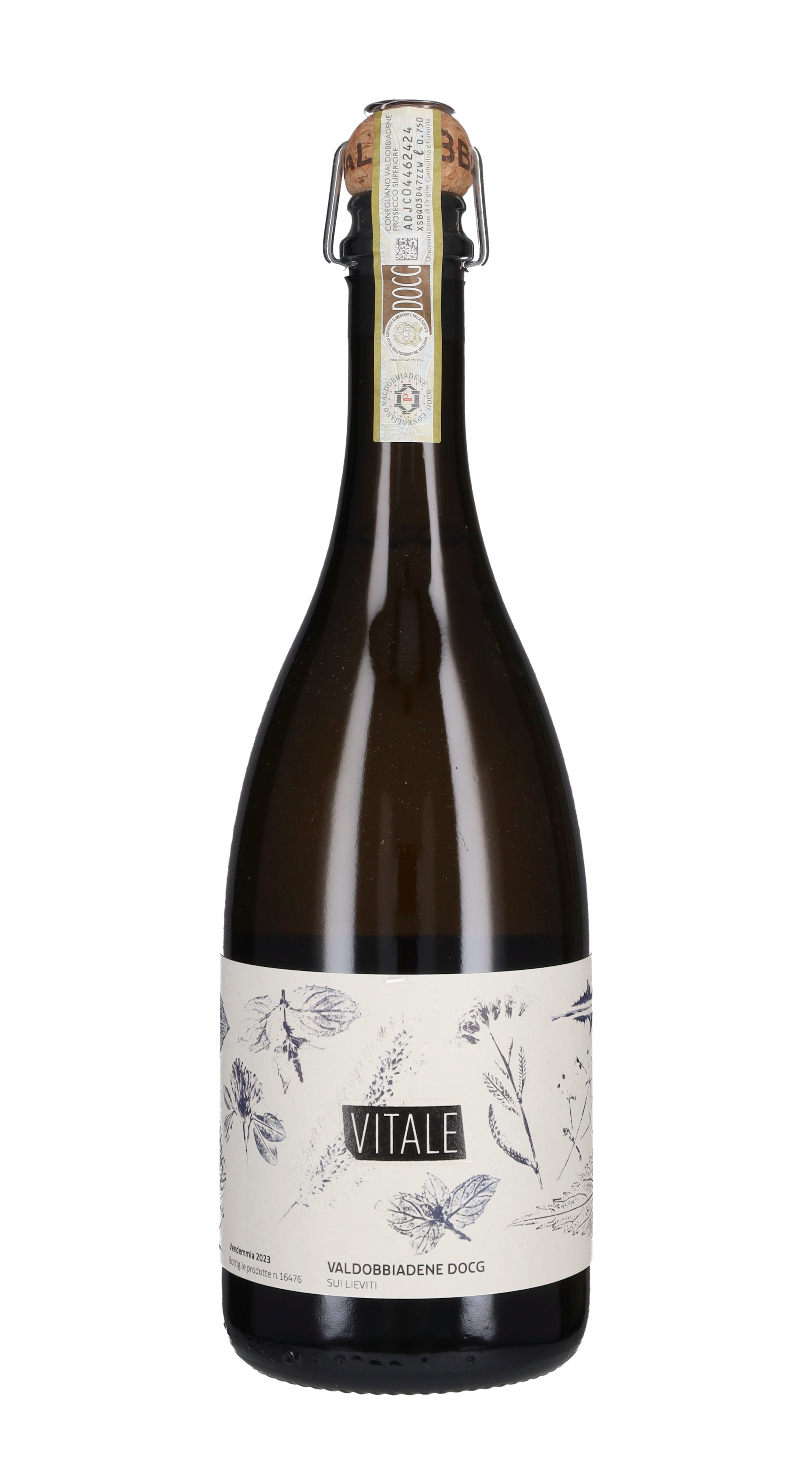 Prosecco Valdobbiadene Brut Nature Col Fondo 'Vitale'