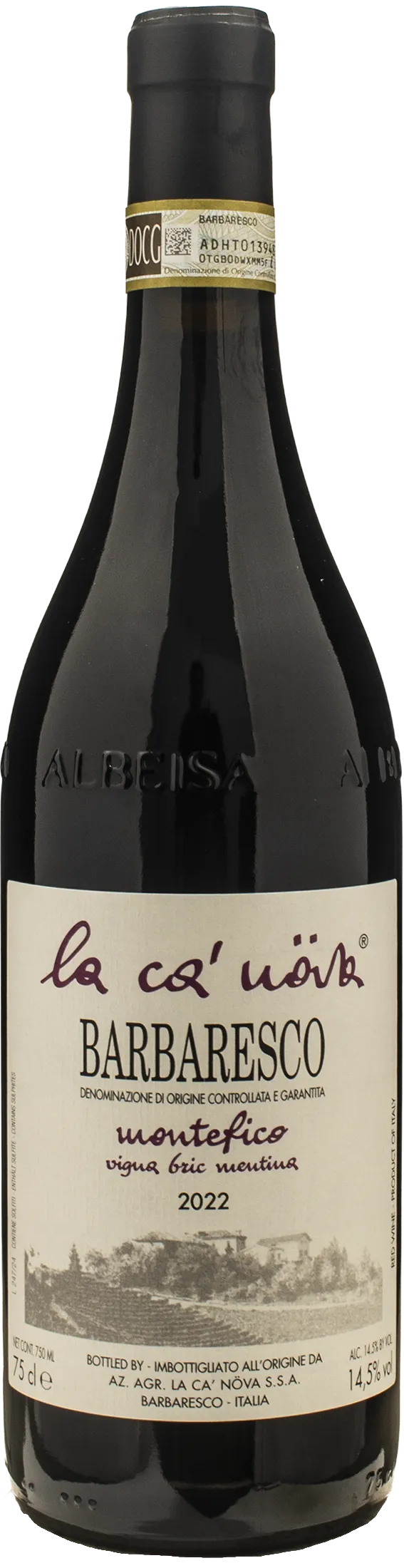 La Ca' Nova Barbaresco Montefico Vigna Bric Mentina