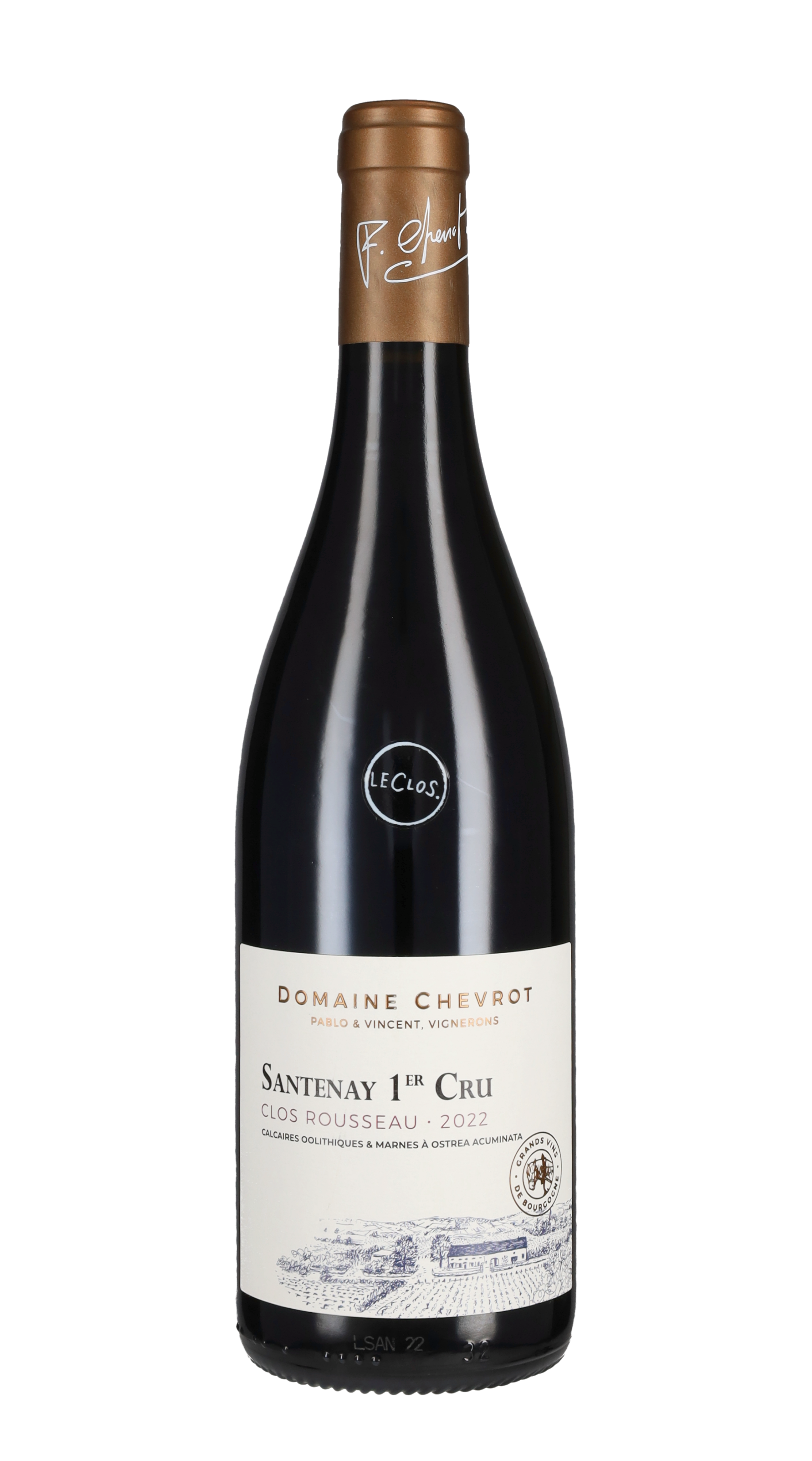 Santenay Premier Cru 'Clos Rousseau' Domaine Chevrot