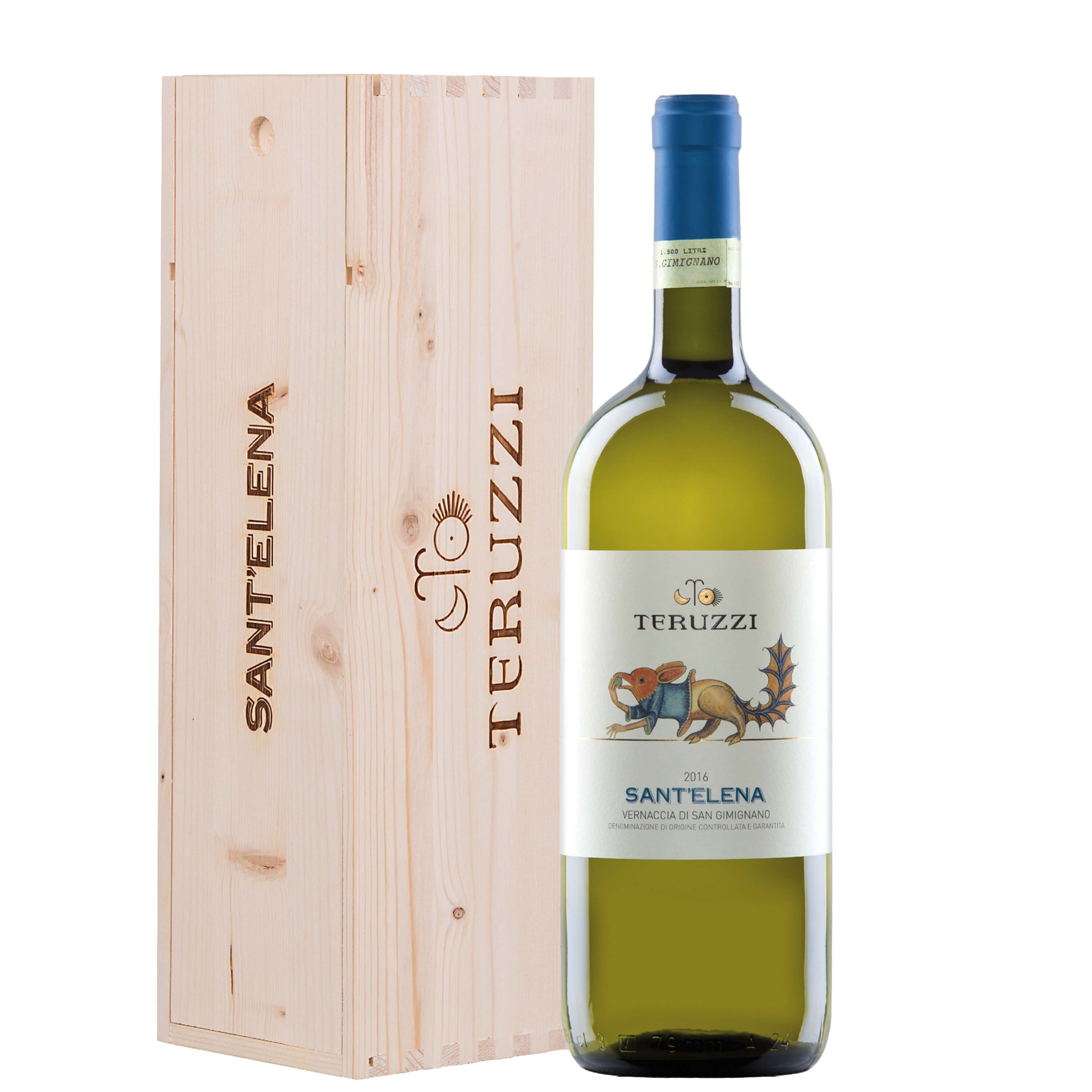 Vernaccia di San Gimignano Riserva DOCG "Sant'Elena" Magnum - Teruzzi (astuccio)