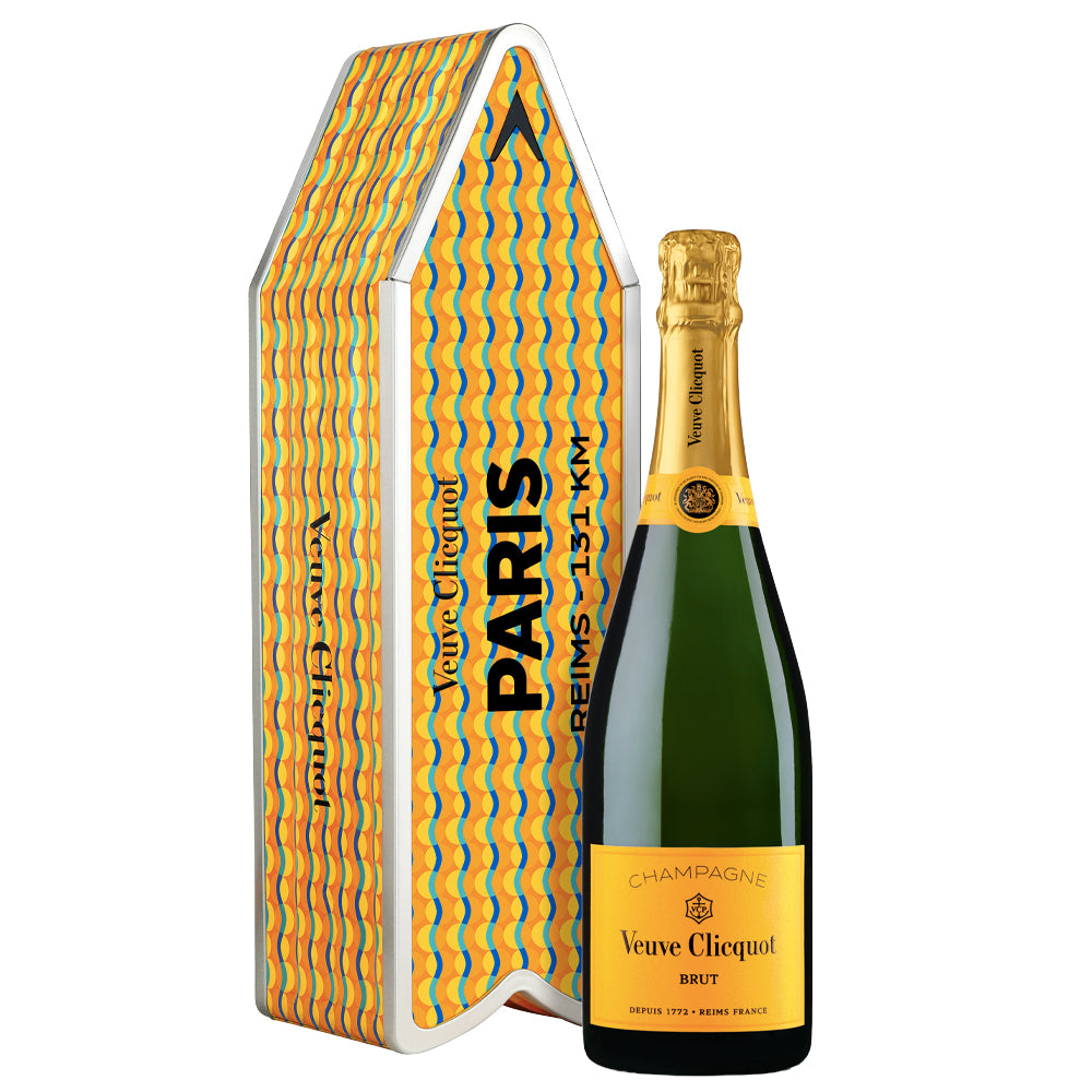 Champagne Brut Yellow Label Sun Pattern Arrow by Yinka Ilori