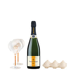 Champagne RICH, 2 calici e Ice Mold
