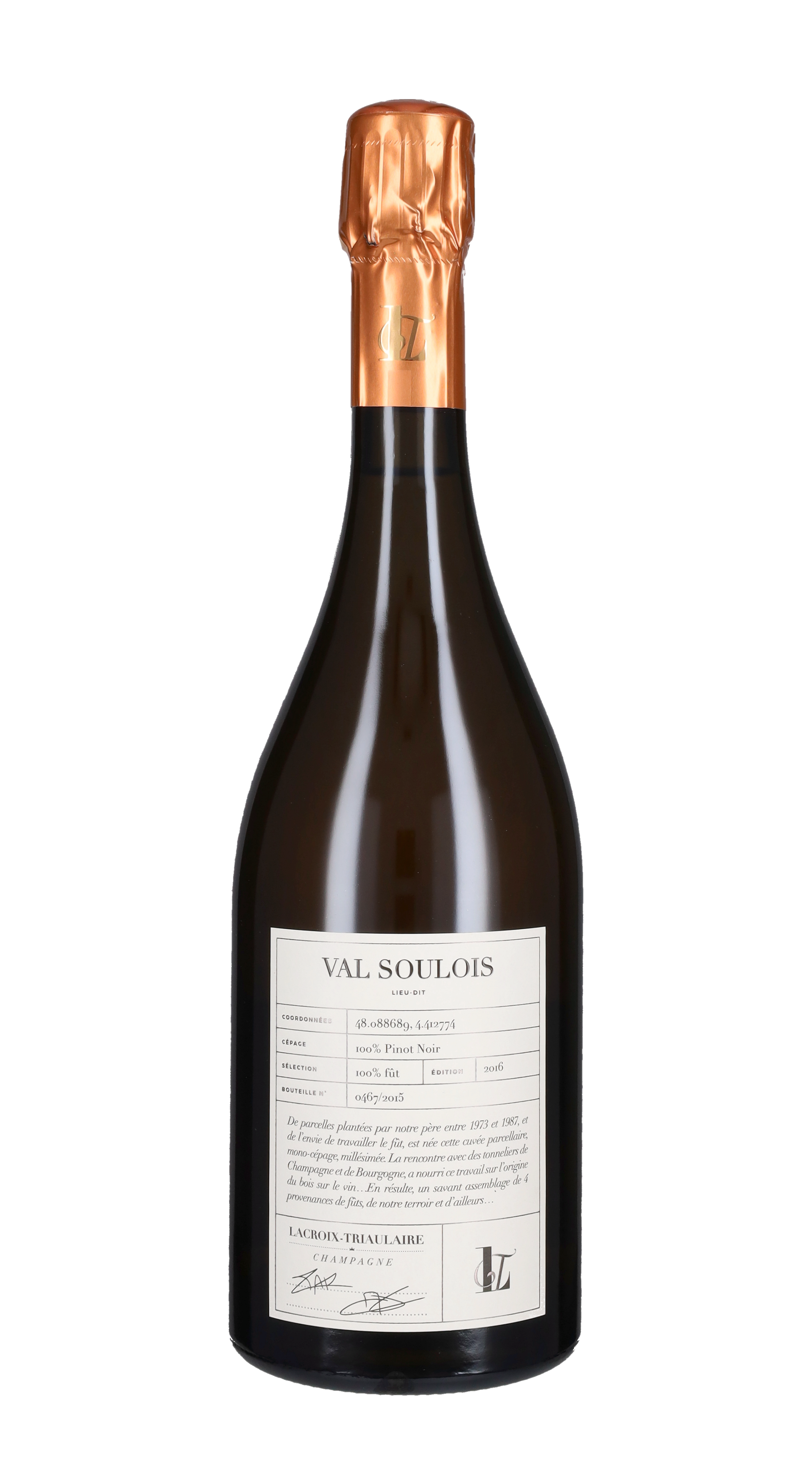 Champagne Extra Brut 'Val Soulois' Lacroix-Triaulaire