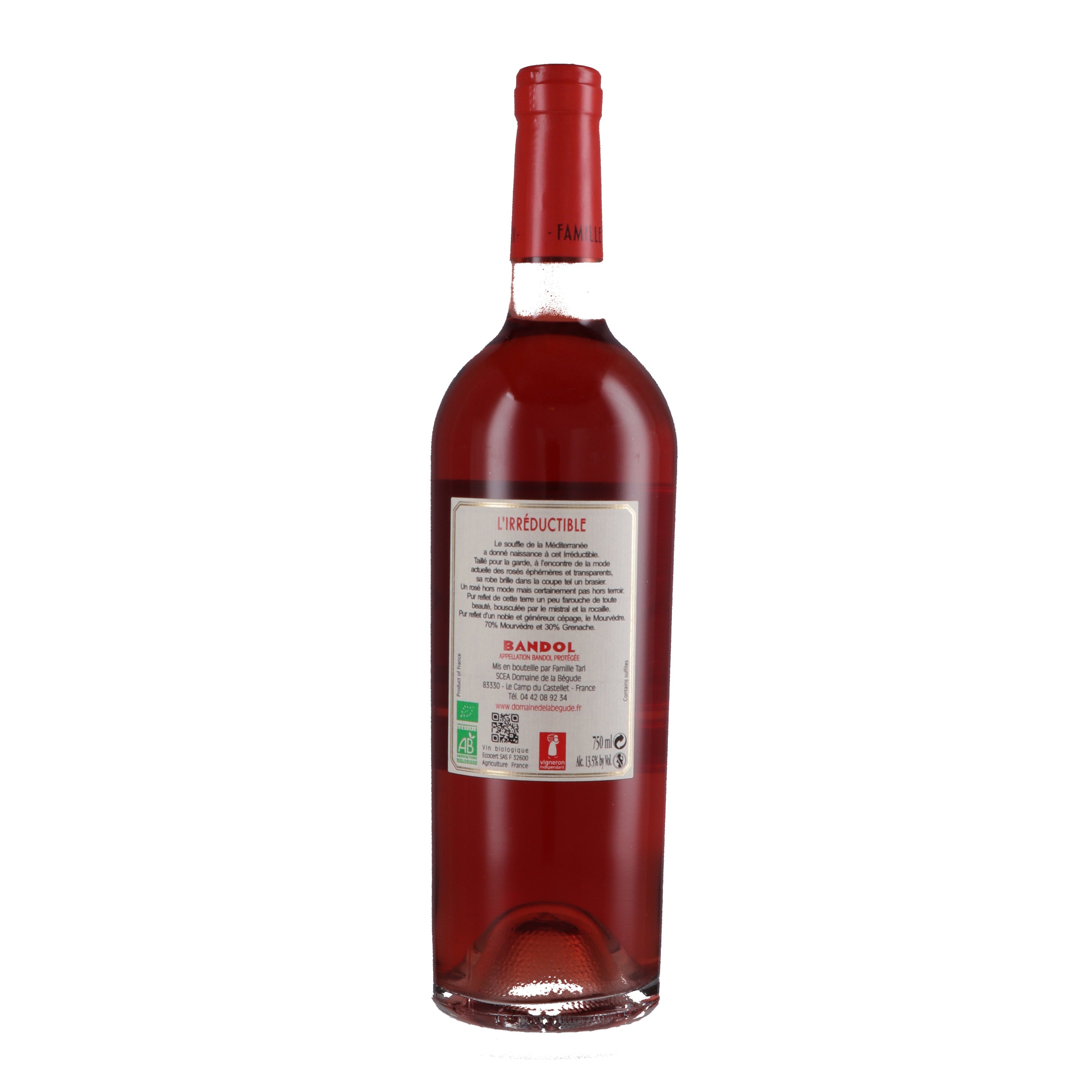 Bandol Rosé l’Irreductible