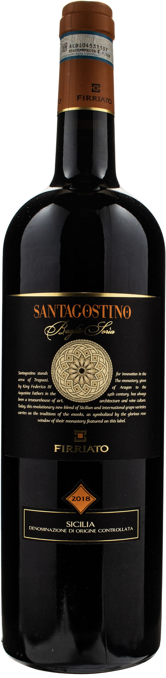 Santagostino Baglio Soria Syrah Nero D'Avola Magnum