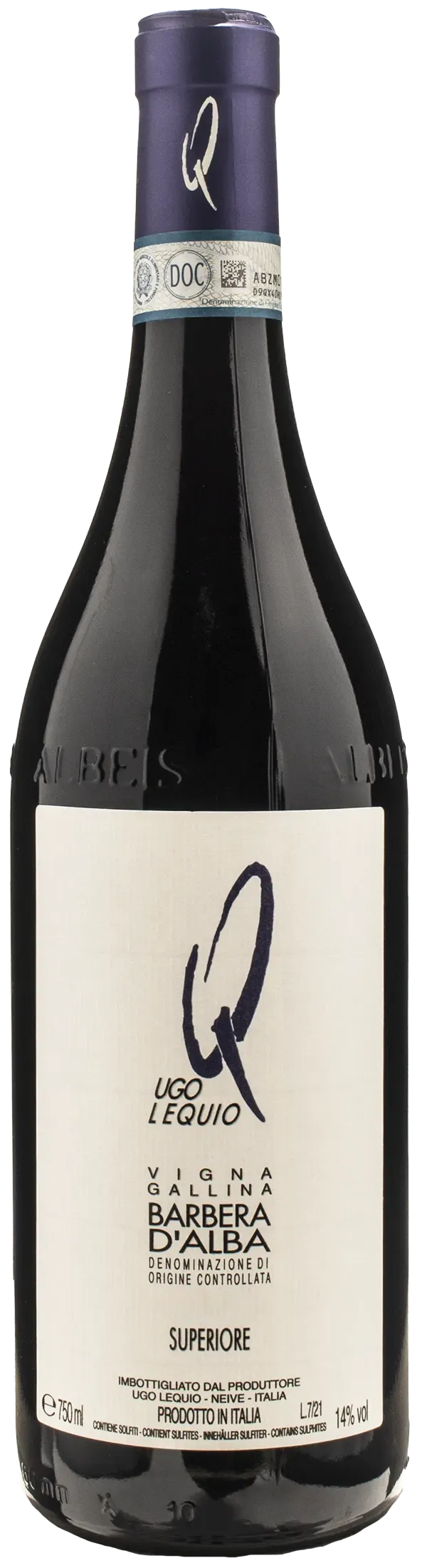 Barbera d'Alba Superiore Vigna Gallina