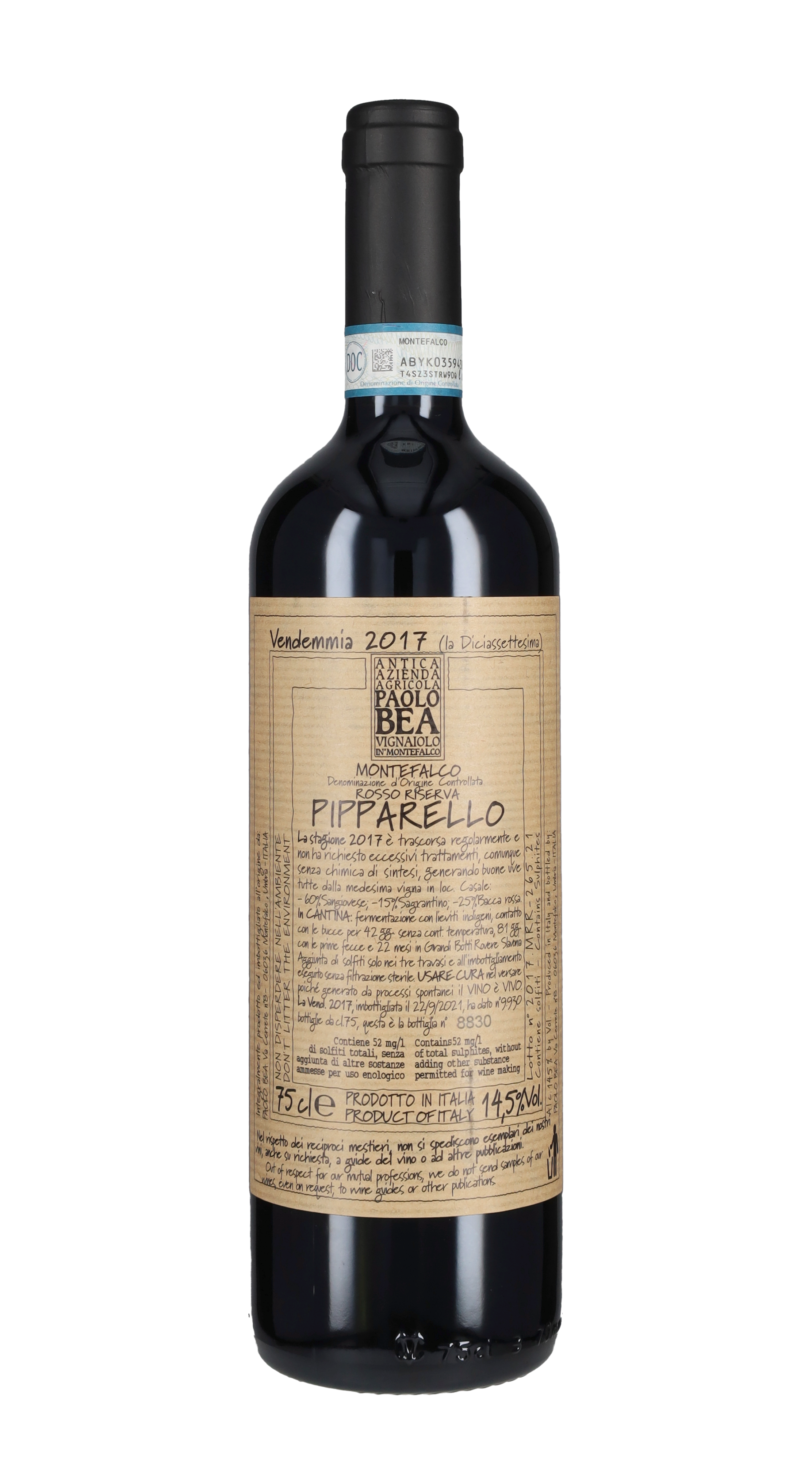Montefalco Rosso Riserva 'Pipparello' Paolo Bea