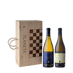 Cassetta Scacchiera Planeta con Cometa e Chardonnay