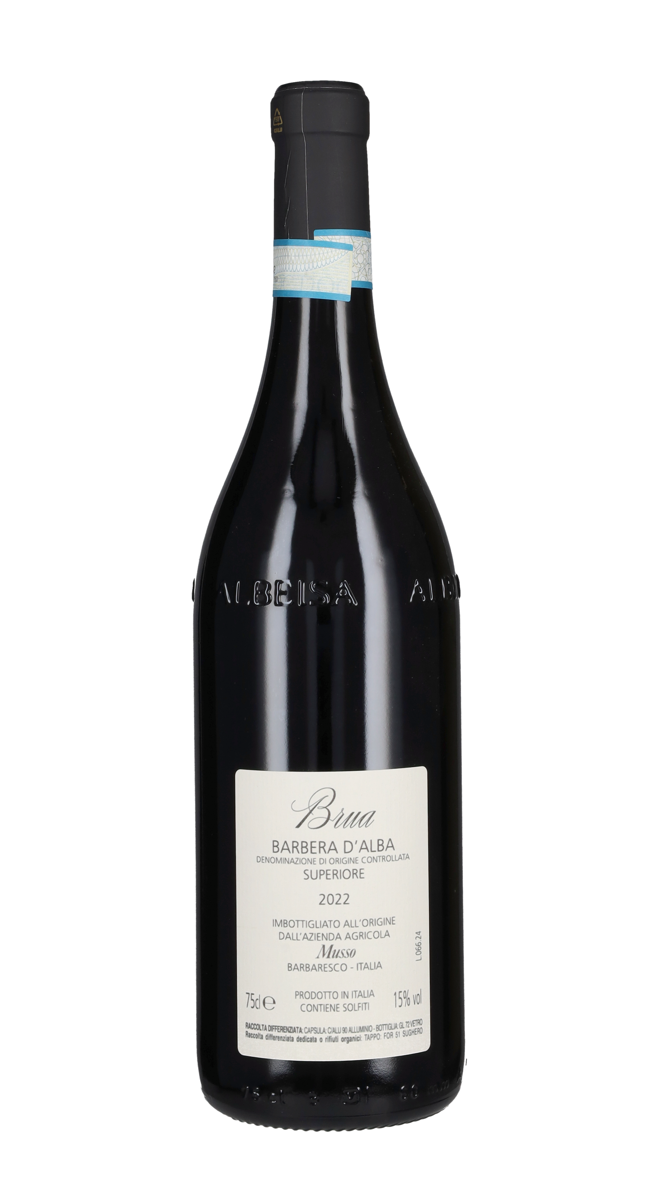 Barbera d'Alba Superiore 'Brua' Musso 2022