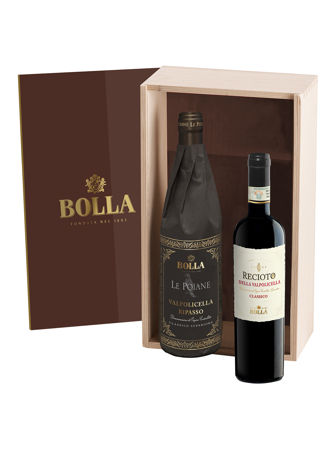 Cassetta Bolla Recioto Della Valpolicella Classico Docg E Valpolicella Ripasso Classico Superiore Doc