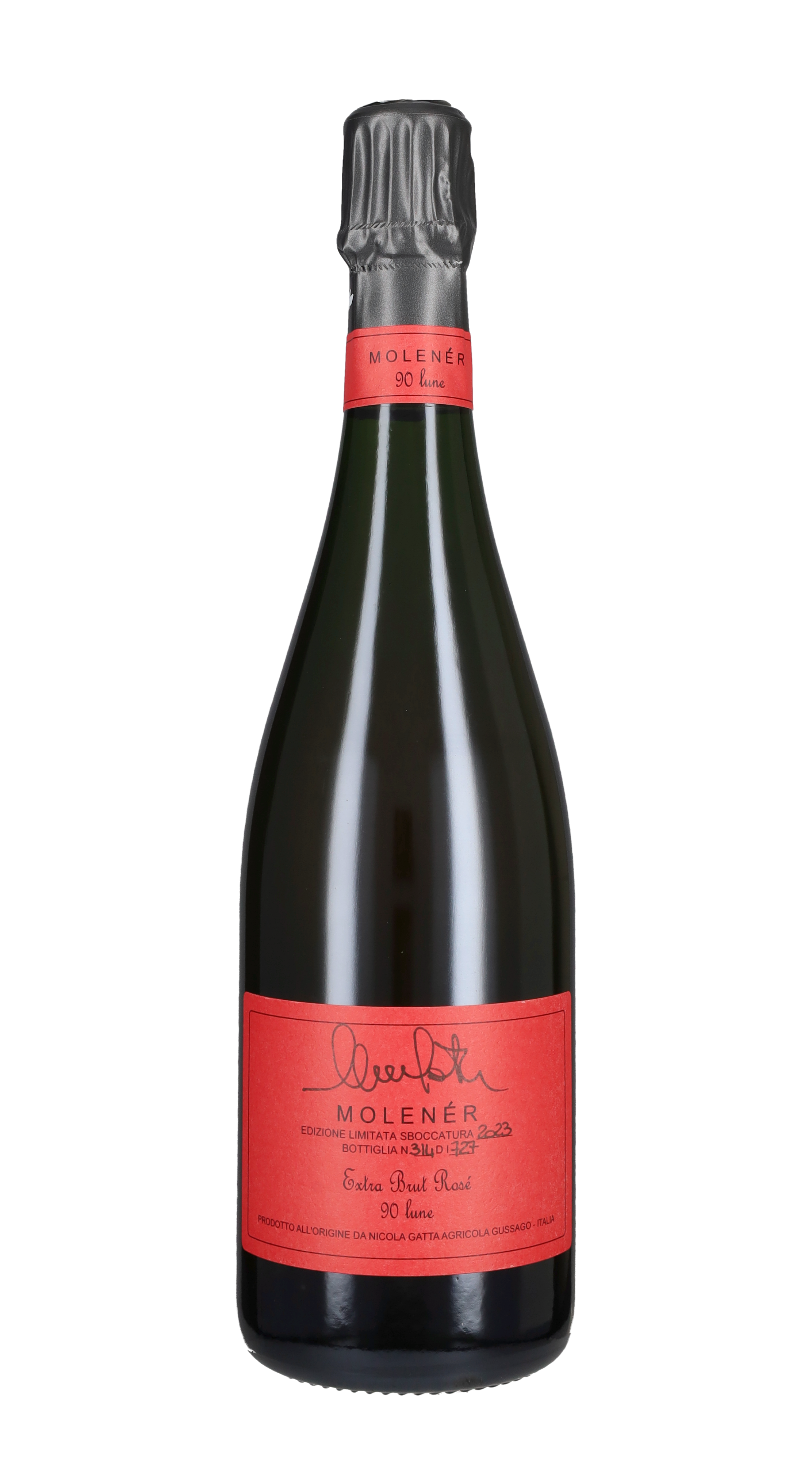 Spumante Metodo Classico Rosè Extra Brut 'Molener 90 Lune'