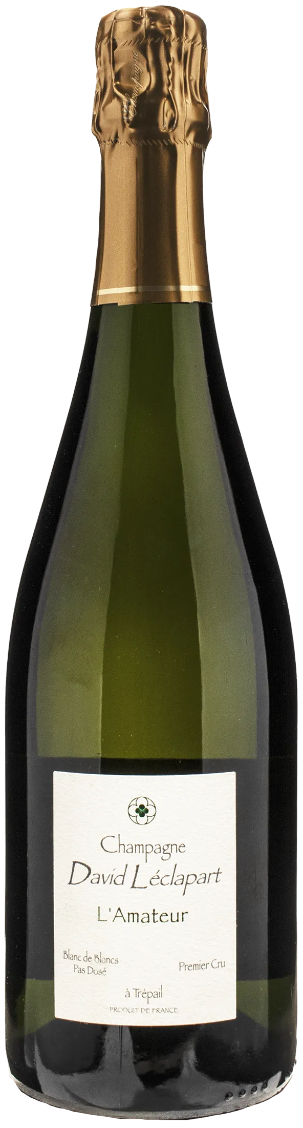 David Leclapart Champagne 1er Cru Blanc de Blancs Pas Dose L'Amateur