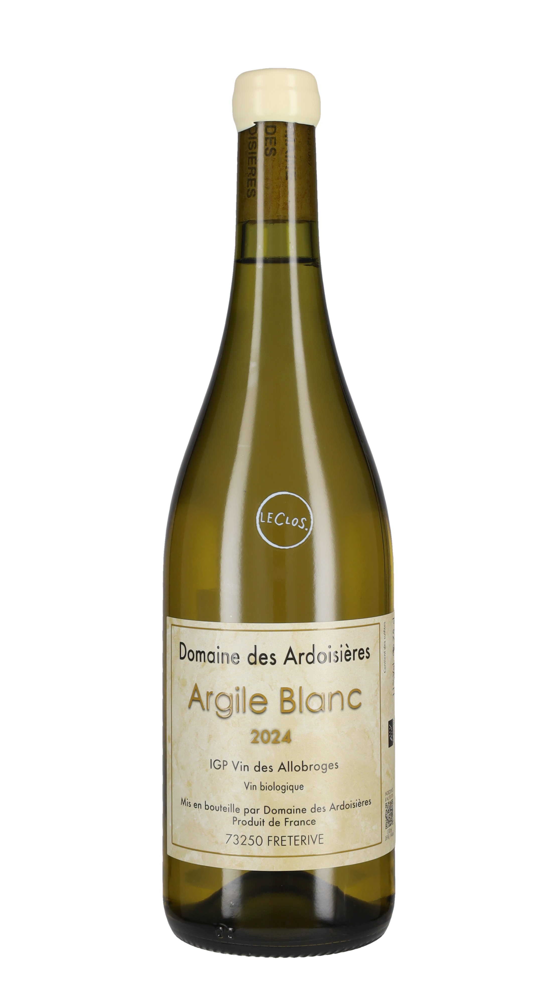 'Argile Blanc' Domaine des Ardoisieres
