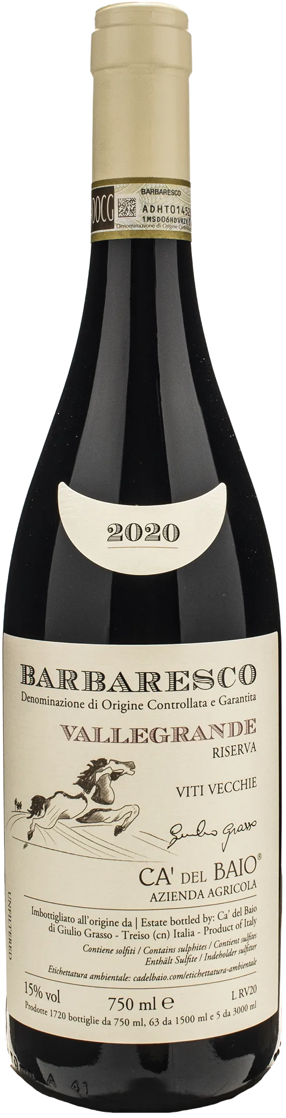 Barbaresco Vallegrande Riserva Viti Vecchie