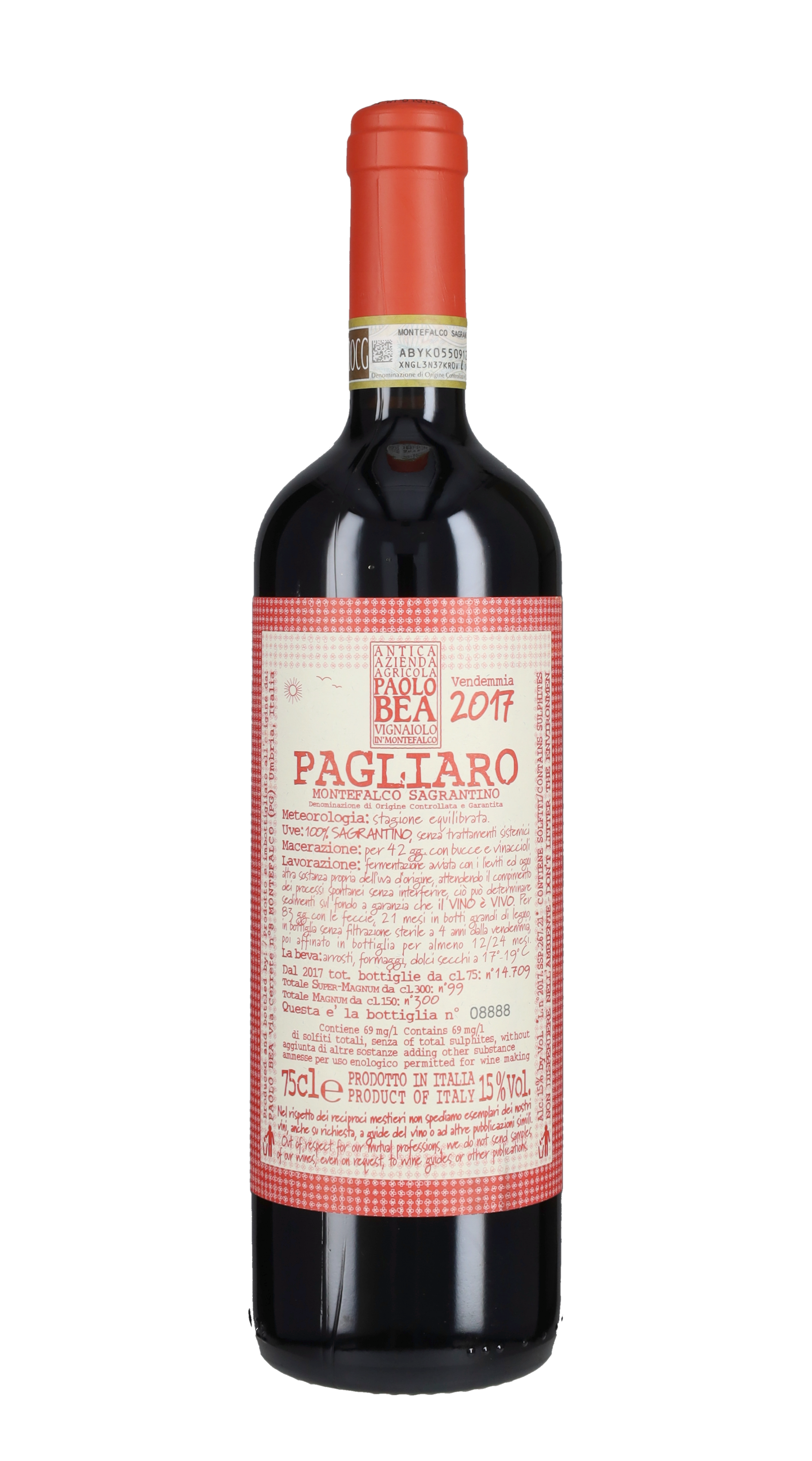 Sagrantino di Montefalco 'Pagliaro' Paolo Bea