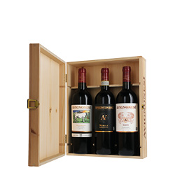 Cassetta con Nobile di Montepulciano, Desiderio e Grifi