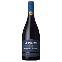 Masca del Tacco Li Filitti Primitivo di Manduria DOP Riserva 2021 0,75 ℓ